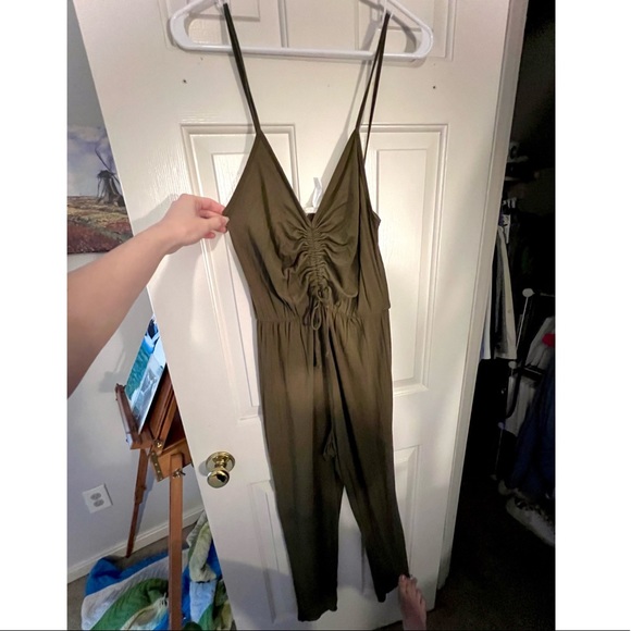Rolla Coster Pants - Olive green jumpsuit